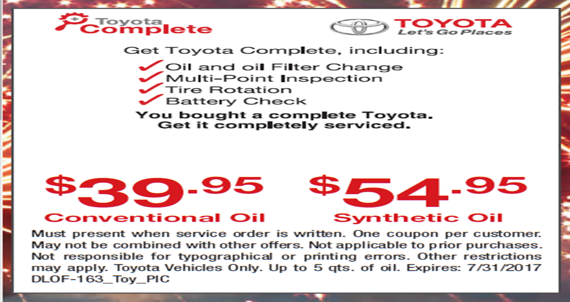 Diamond Complete Oil Change | Central Pennsylvania Toyota Dealers Service